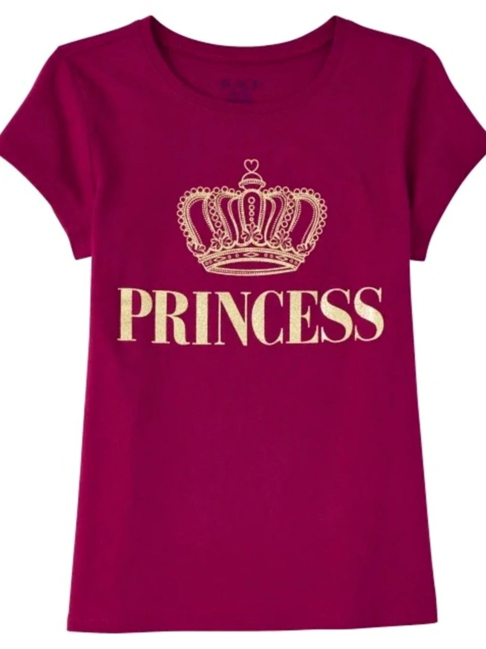 The Children's Place Princess Crown Graphic Tee Size XS (4)